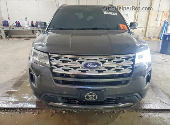 1FM5K7D86JGA62936 2018 FORD EXPLORER Серый Вид спереди