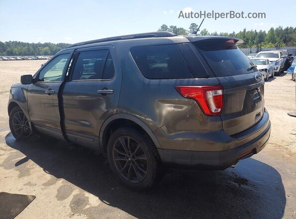 1FM5K7D86JGC28100 2018 FORD EXPLORER Brown Rear left