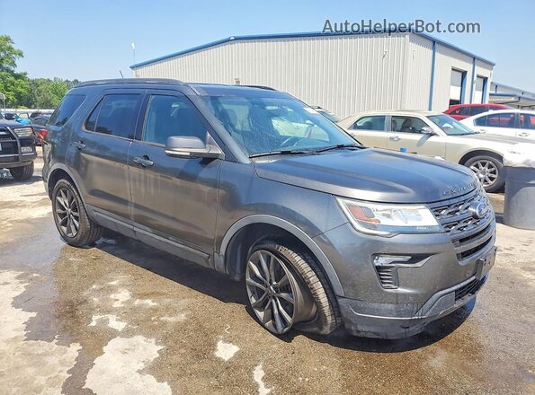 1FM5K7D86JGC28100 2018 FORD EXPLORER Brown Front right