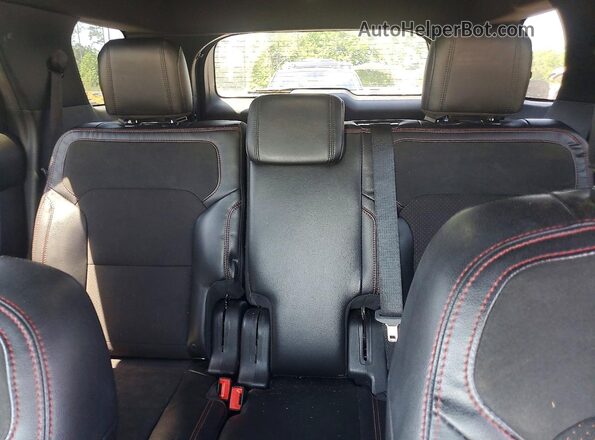 1FM5K7D86JGC28100 2018 FORD EXPLORER Brown Rear seats view