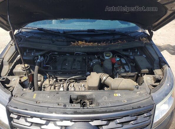 1FM5K7D86JGC28100 2018 FORD EXPLORER Brown Engine compartment view