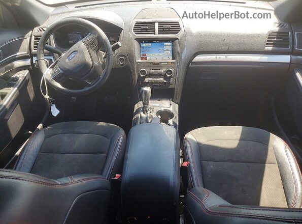 1FM5K7D86JGC28100 2018 FORD EXPLORER Brown Dashboard view
