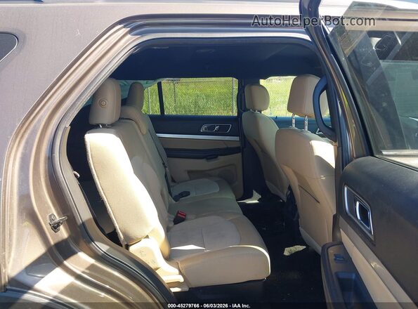 1FM5K7D87GGA33924 2016 FORD EXPLORER Brown Вид наклейки з VIN-кодом