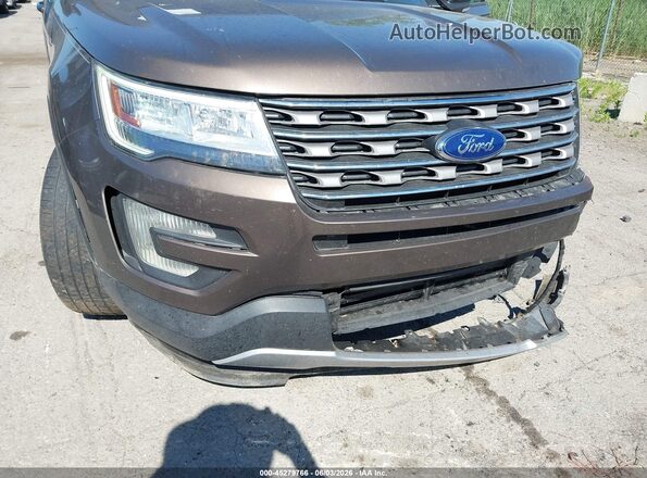 1FM5K7D87GGA33924 2016 FORD EXPLORER Brown Вид спереду