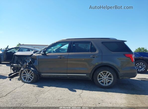 1FM5K7D87GGA33924 2016 FORD EXPLORER Brown Панорамний вид салону 360°