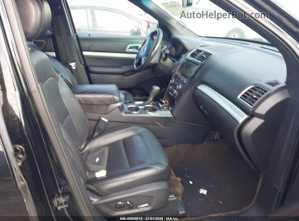 1FM5K7D87GGB15751 2016 FORD EXPLORER Черный Вид салона спереди