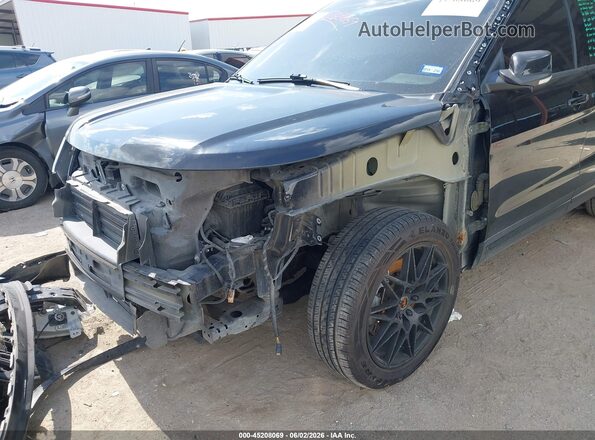 1FM5K7D87GGC03585 2016 FORD EXPLORER Black Դիմացի տեսք