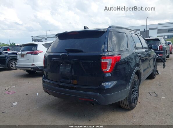 1FM5K7D87GGC03585 2016 FORD EXPLORER Black Հետևի աջ