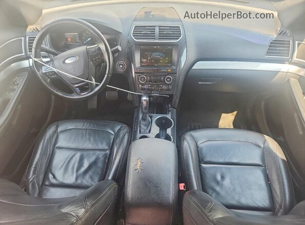 1FM5K7D87GGD35651 2016 FORD EXPLORER Gray Dashboard view
