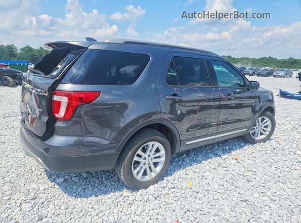 1FM5K7D87GGD35651 2016 FORD EXPLORER Gray Rear right