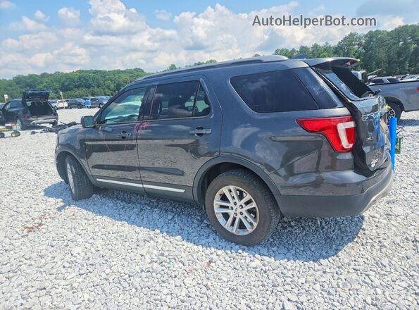 1FM5K7D87GGD35651 2016 FORD EXPLORER Gray Rear left