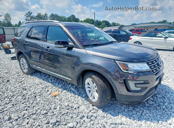 1FM5K7D87GGD35651 2016 FORD EXPLORER Gray Front right