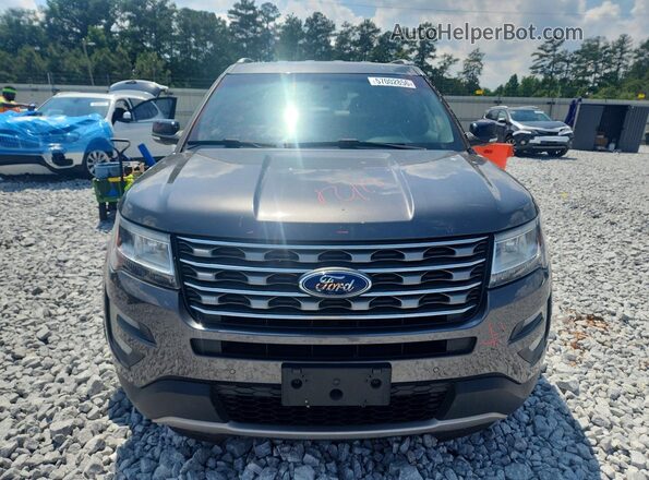1FM5K7D87GGD35651 2016 FORD EXPLORER Gray Front view