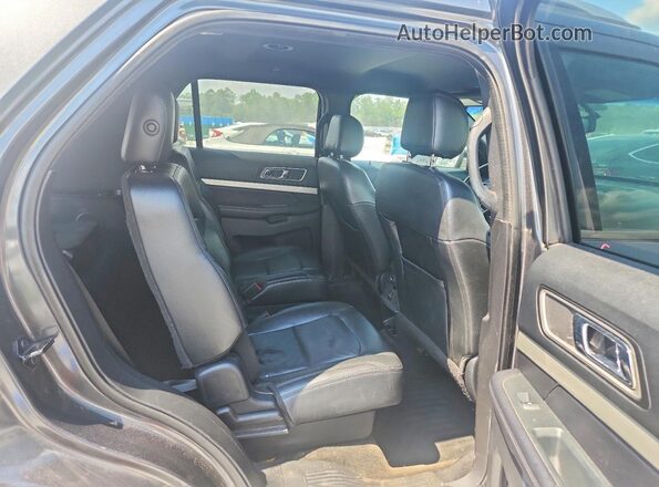 1FM5K7D87GGD35651 2016 FORD EXPLORER Gray Rear seats view
