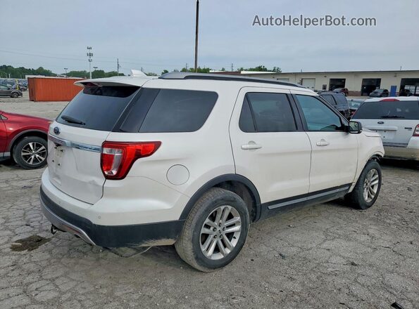 1FM5K7D87HGA25811 2017 FORD EXPLORER Белый Задняя правая четверть