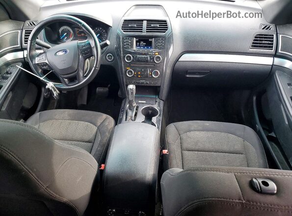 1FM5K7D87HGA25811 2017 FORD EXPLORER Белый Вид панели приборов