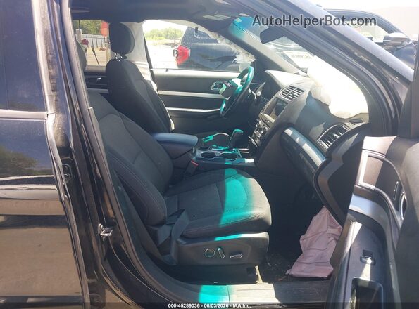 1FM5K7D87HGA69730 2017 FORD EXPLORER Black Vista interior delantera