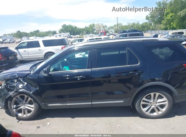 1FM5K7D87HGA69730 2017 FORD EXPLORER Black Vista interior de 360 grados