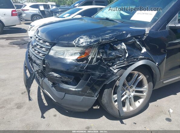 1FM5K7D87HGA69730 2017 FORD EXPLORER Black Vista frontal