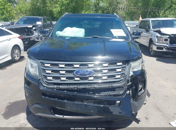 1FM5K7D87HGA69730 2017 FORD EXPLORER Black Vista del cuadro de instrumentos