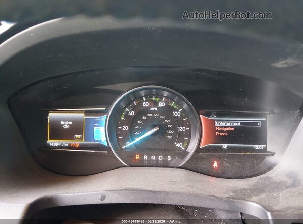 1FM5K7D87HGA76340 2017 FORD EXPLORER Красный Вид задних сидений