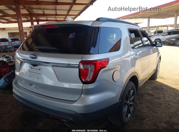 1FM5K7D87HGD41824 2017 FORD EXPLORER Silver Tył prawy