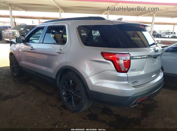 1FM5K7D87HGD41824 2017 FORD EXPLORER Silver Tył lewy