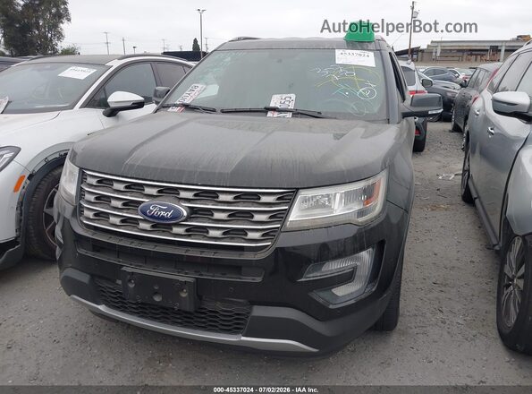 1FM5K7D87HGD89260 2017 FORD EXPLORER Black Սալոնի հետևի տեսք