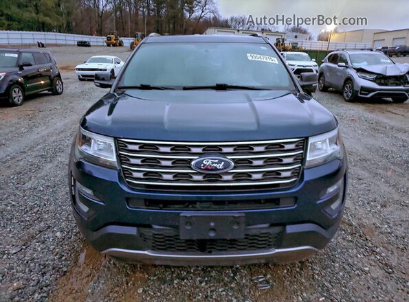 1FM5K7D87HGE08163 2017 FORD EXPLORER Blue Widok z przodu
