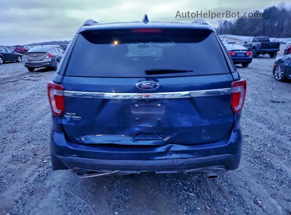 1FM5K7D87HGE08163 2017 FORD EXPLORER Blue Widok z tyłu