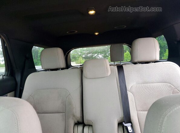 1FM5K7D87JGA39729 2018 FORD EXPLORER White Вид задніх сидінь