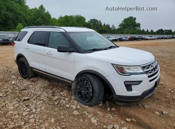 1FM5K7D87JGA39729 2018 FORD EXPLORER White Передня права чверть