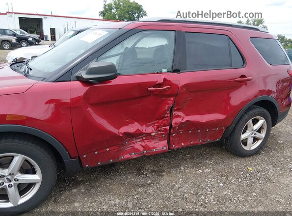 1FM5K7D87KGA06196 2019 FORD EXPLORER Maroon Вид спереду