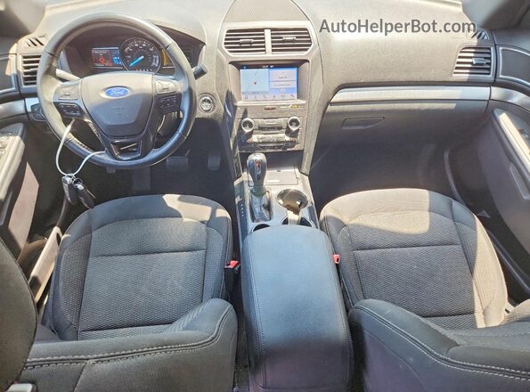 1FM5K7D87KGA95350 2019 FORD EXPLORER Burgundy Dashboard view