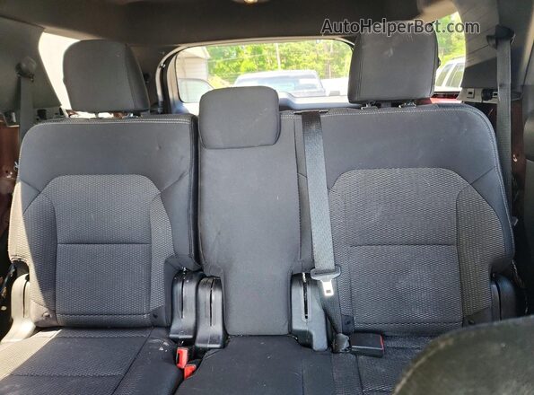 1FM5K7D87KGA95350 2019 FORD EXPLORER Burgundy Rear seats view