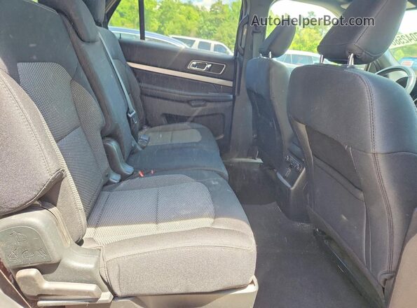 1FM5K7D87KGA95350 2019 FORD EXPLORER Burgundy Rear interior view