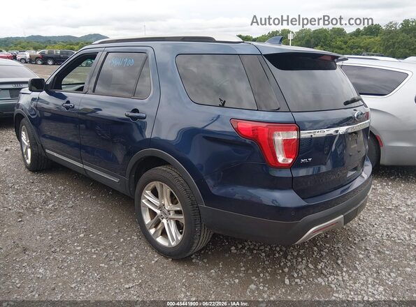 1FM5K7D88GGA03086 2016 FORD EXPLORER Blue Задня ліва чверть