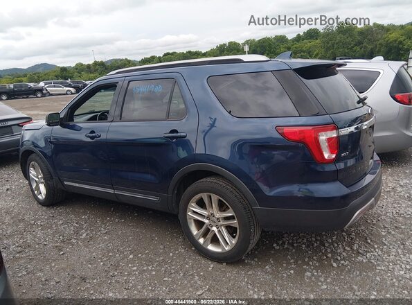 1FM5K7D88GGA03086 2016 FORD EXPLORER Blue Панорамний вид салону 360°