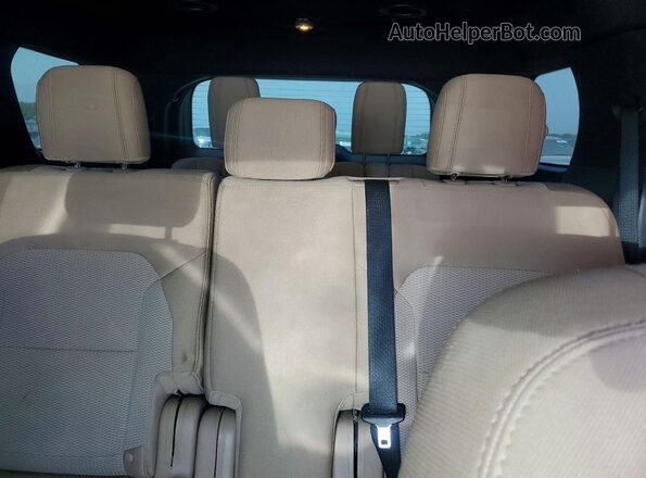 1FM5K7D88GGA42275 2016 FORD EXPLORER Black Widok tylnych siedzeń