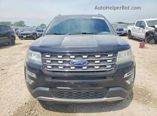 1FM5K7D88GGA42275 2016 FORD EXPLORER Black Widok z przodu