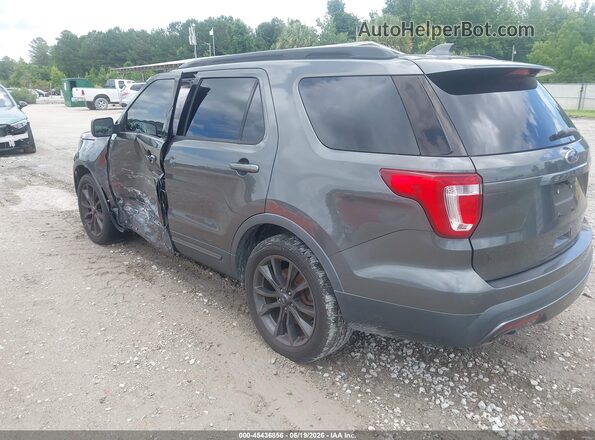 1FM5K7D88HGC12460 2017 FORD EXPLORER Gray Հետևի ձախ