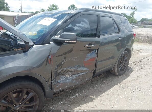 1FM5K7D88HGC12460 2017 FORD EXPLORER Gray Դիմացի տեսք
