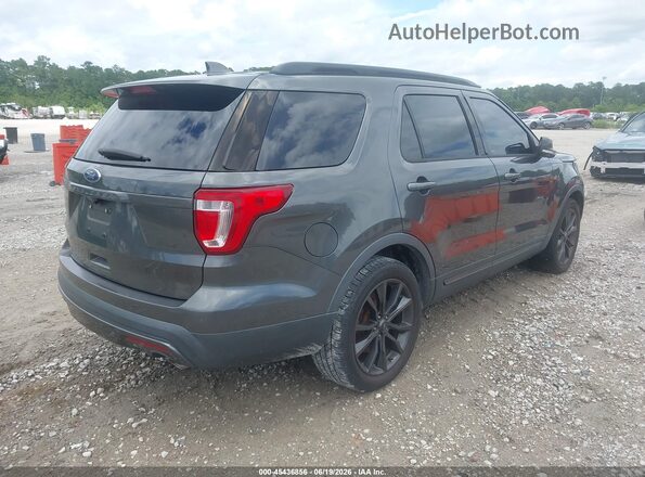 1FM5K7D88HGC12460 2017 FORD EXPLORER Gray Հետևի աջ