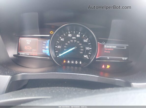1FM5K7D88HGC12460 2017 FORD EXPLORER Gray Հետևի նստատեղերի տեսք