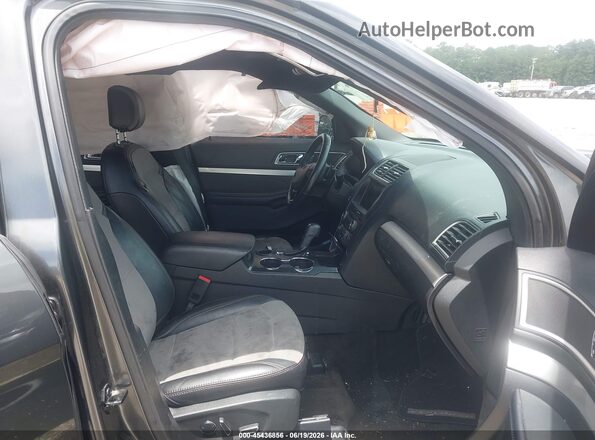 1FM5K7D88HGC12460 2017 FORD EXPLORER Gray Սալոնի դիմացի տեսք