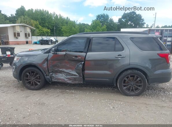 1FM5K7D88HGC12460 2017 FORD EXPLORER Gray Սալոնի 360 աստիճան տեսք