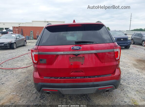 1FM5K7D88HGC51369 2017 FORD EXPLORER Red 