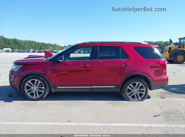1FM5K7D88HGC84078 2017 FORD EXPLORER Red 
