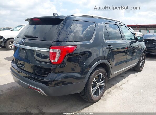 1FM5K7D88HGD87209 2017 FORD EXPLORER Black უკანა მარჯვენა