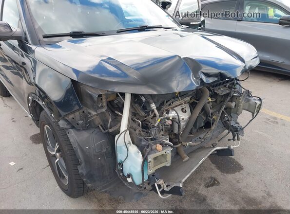 1FM5K7D88HGD87209 2017 FORD EXPLORER Black წინა ხედი